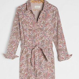Anthropologie Paisley Utility Jumpsuit